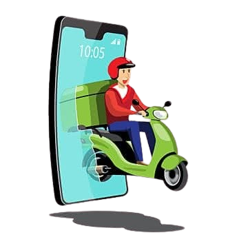 pngtree big isolated motorcycle vector colorful icons flat illustrations of delivery by png image 4366928 removebg preview